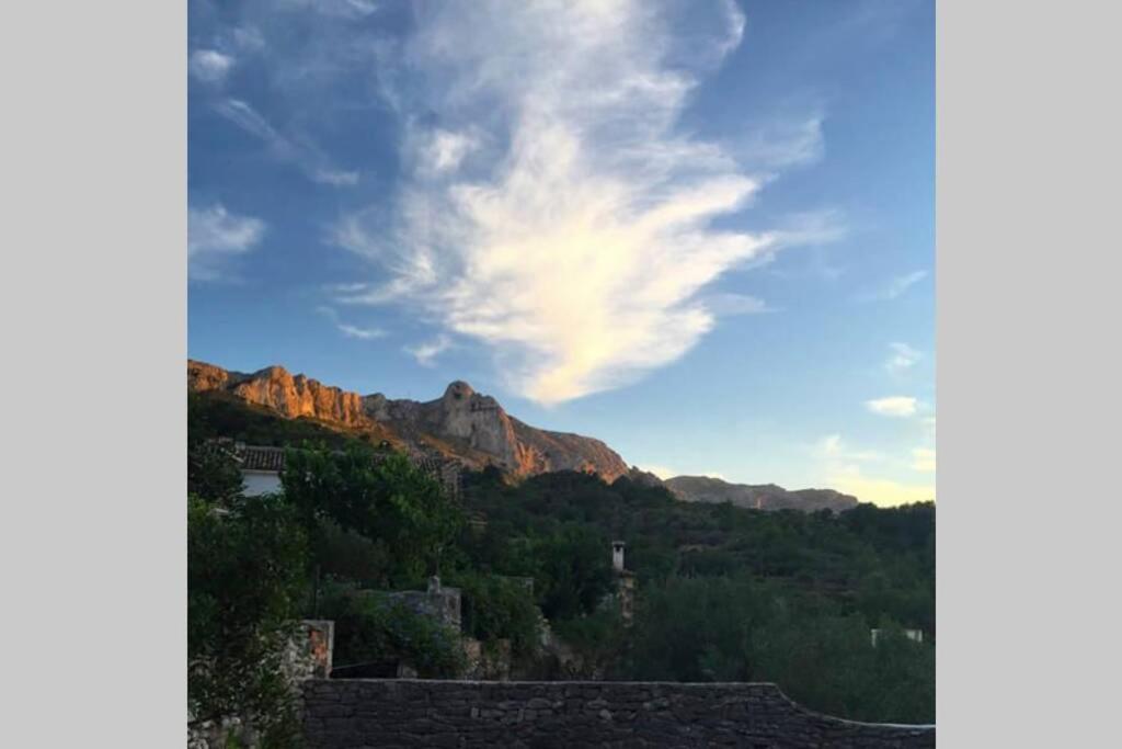 Casa Nicole Naturaleza, Montanas Y Piscina Privada En Alicante Carroja Kültér fotó